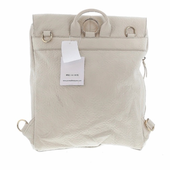 POVERTY FLATS by rian Cream Satchel - Picture 2 of 9